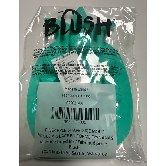 Blush Pineapple Shaped Ice Mold - BPA Free - Picture 4 of 5